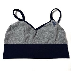 U.S polo assn. grey sports bra